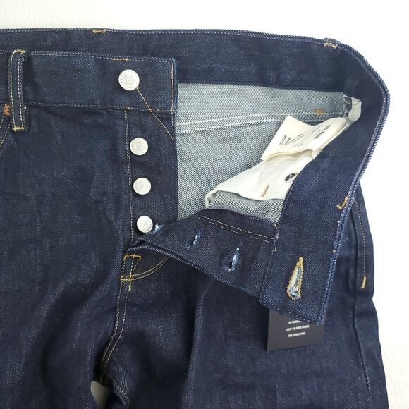 Buck Mason Maverick Slim Jeans D001 Button Fly Denim Men's "32" Real 34x33 - Picture 3 of 11